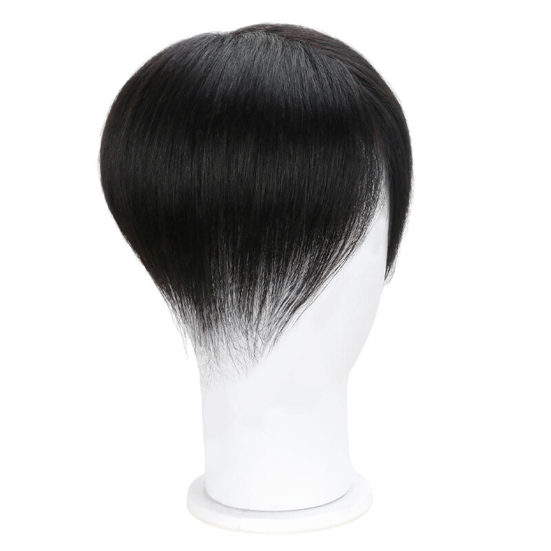 BEIERXIU | Invisible Top Up Toupee Human Hair Handmade Double Weft ราคา 9,492 บาท*ส่งฟรี