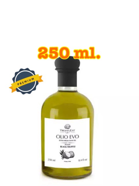 OLIO EVO Extra virgin olive oil flavoured with Black Truffle ขนาด 250 ml.