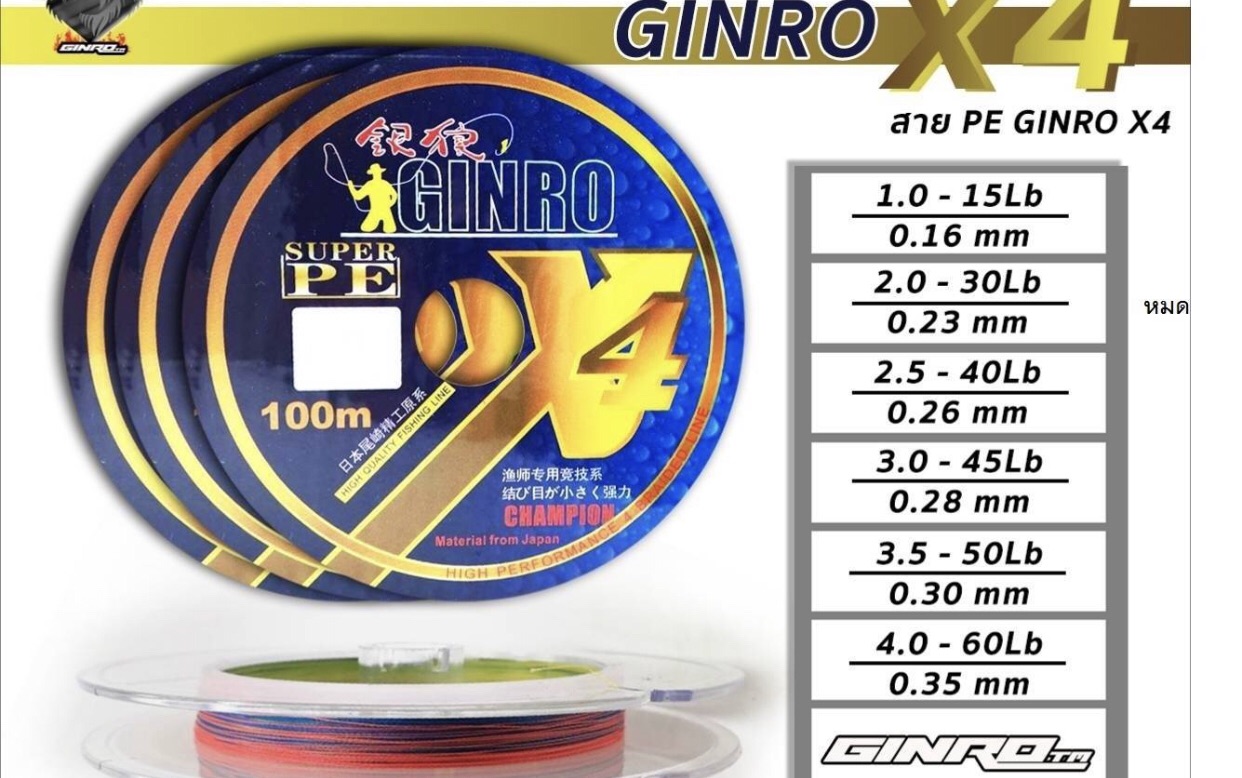 Biteme Orange Casting 4X 300m PE Braided Fishing Line 4 Strand 11-84LB  Multifilament Super Strong Fishing Line PE Line