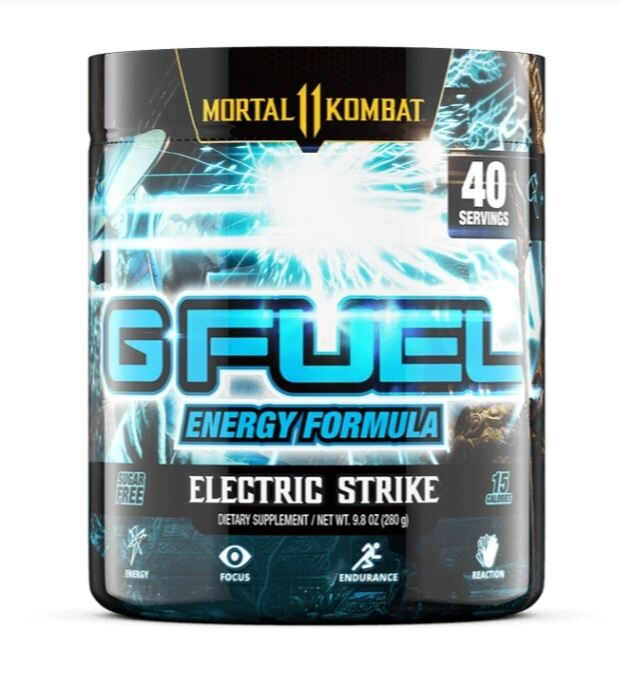 เครื่องดื่ม จีฟิว G FUEL Energy Drink มีหลายหลายรสชาติ （Electric Strike