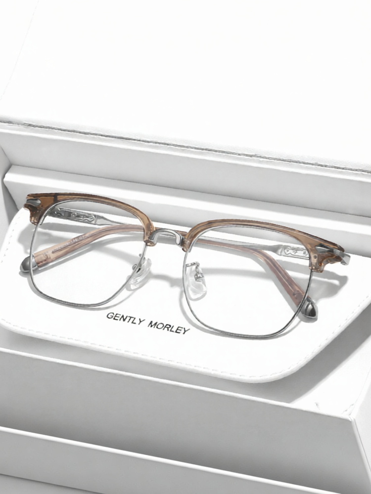 gently morley | Anti-Blue Light Slimming Lightweight Transparent Rimless Glasses ราคา 833 บาท*ส่งฟรี