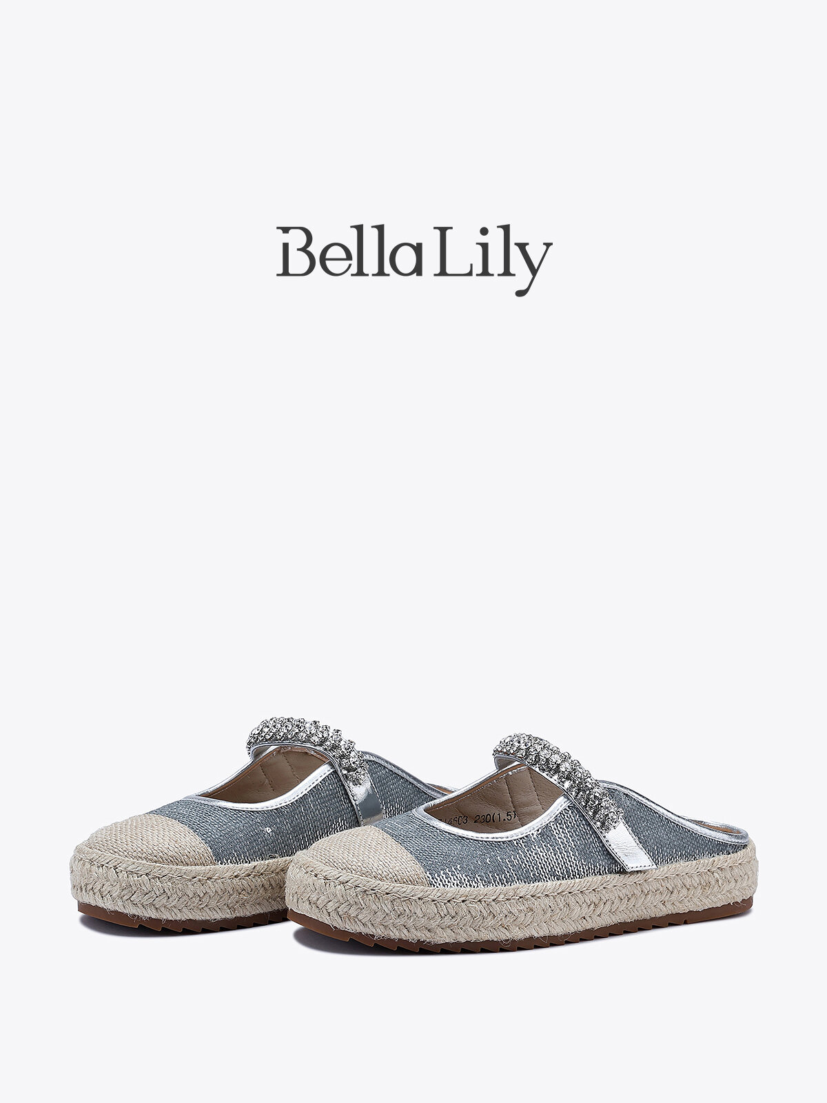 [Bella Lily | Water Drilled Jute Half-Package Sandals,Bella Lily | Water Drilled Jute Half-Package Sandals,] ราคา 3,088 บาท*ส่งฟรี