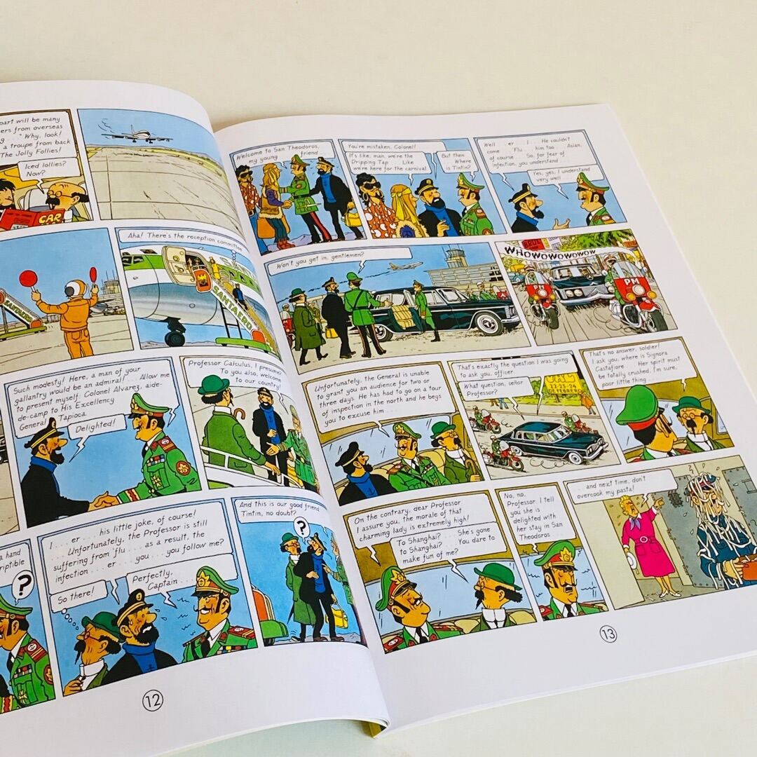 Part squeezed]The Adventures of Tintin 23 books set paperback