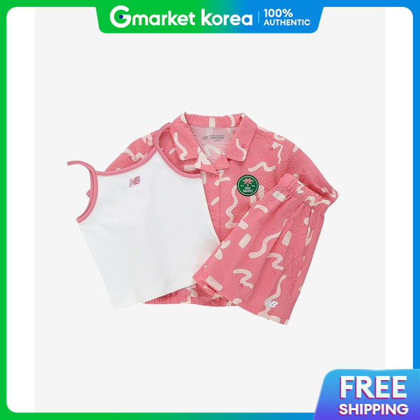 New Balance | Nk9Yg3971G 25 Unisex Top and Bottom Set Clothing 3Pcs Summer Wave Girls' Pattern Seersucker ราคา 7,476 บาท*ส่งฟรี