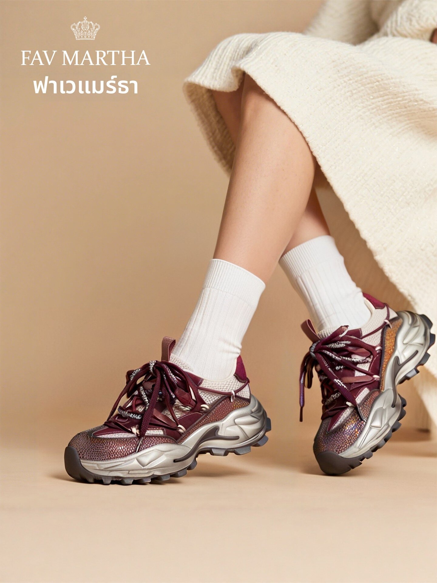 Elevating Daddy Shoes Breathable Leather ราคา 8,429 บาท*ส่งฟรี