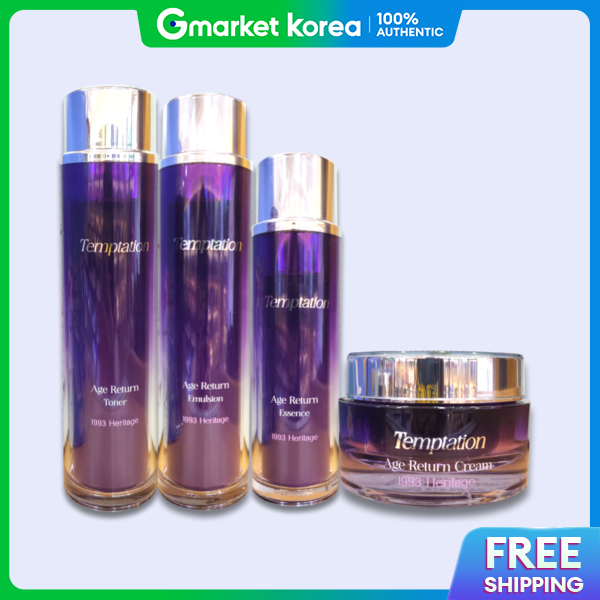 The Saem | The Saem Temptation Age Return 4-Piece Set (Toner + Emulsion + Essence + Cream) ราคา 4,052 บาท*ส่งฟรี