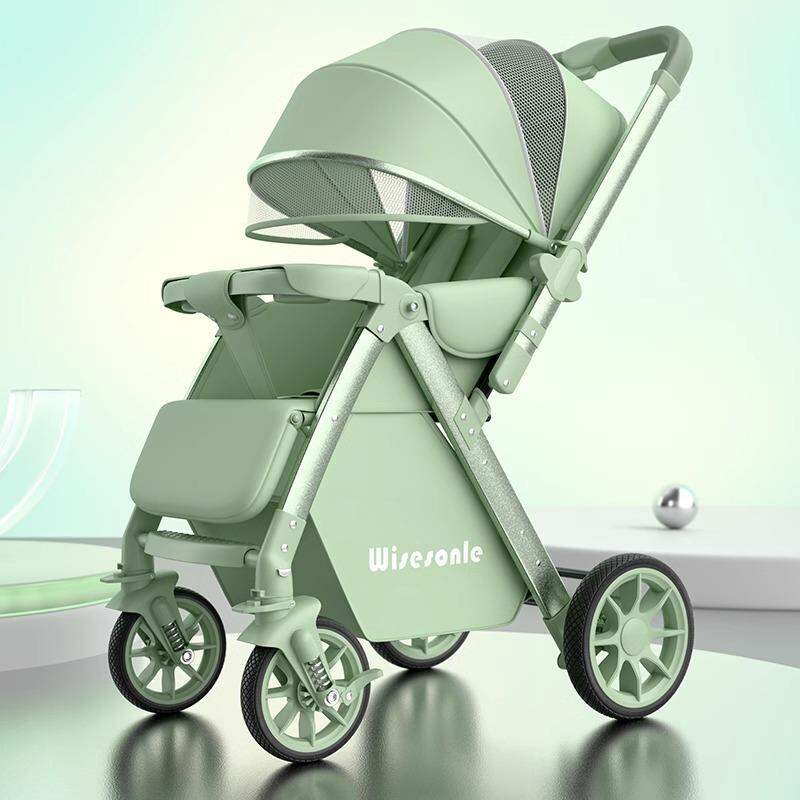 AOBIXIONG | Foldable Lightweight Sit-Lie High-View Stroller