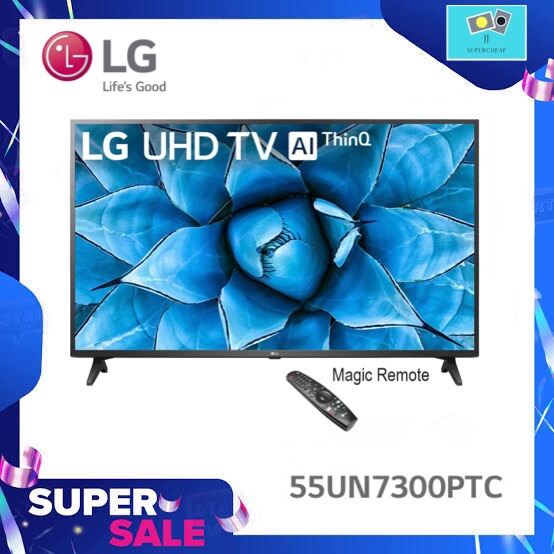 LG Smart TV 4K UHD TV 55 นิ้ว 55UN7300 รุ่น 55UN7300PTC