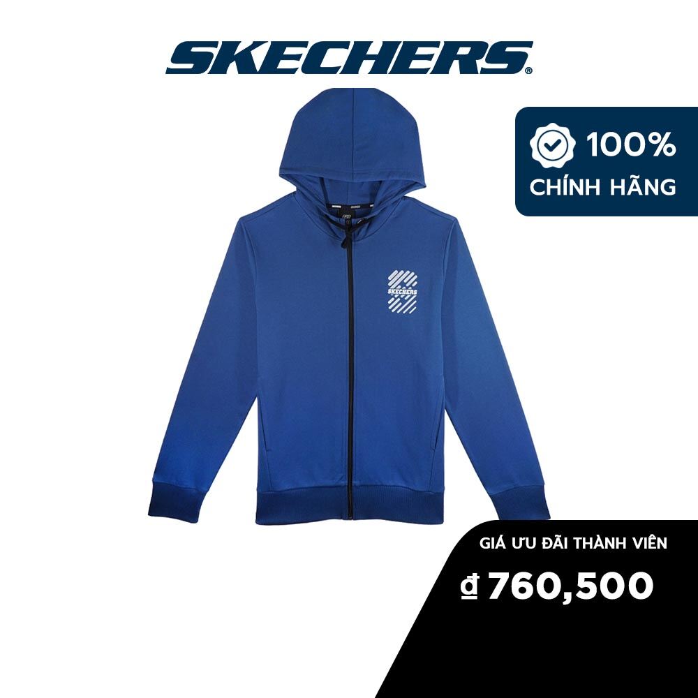 Skechers unisex áo khoác có nón thường ngày wb100 - sl323u326-015b