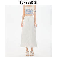 Forever 21 | กระโปรงยีนส์เอไลน์ทรงสูงเอว ช่วยเพรียวเรียว