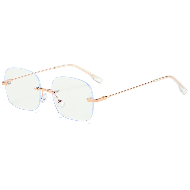 OVOVO yuanxiang | Lightweight Luxe Style Gold Wired Rimless Eyewear ราคา 346 บาท*ส่งฟรี