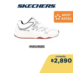 สินค้า Skechers สเก็ตเชอร์ส รองเท้าผู้ชาย รองเท้าผ้าใบ Men Sport D\'Lux Fitness Box Jump walking Shoes - 232357-WBRD Air-Cooled Memory Foam Machine Washable