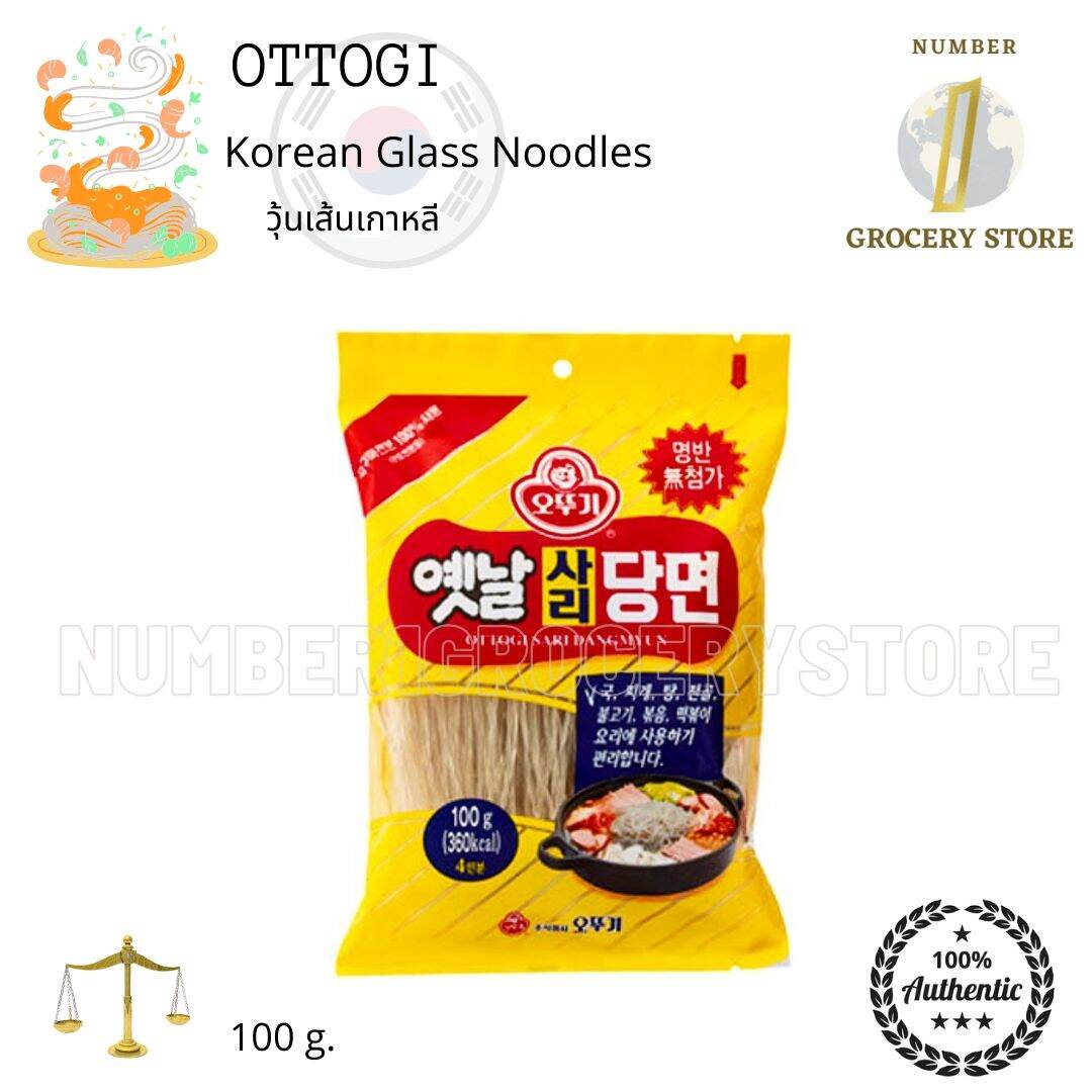 Ottogi Korean Glass Noodles 100g. วุ้นเส้นเกาหลี Lazada.co.th