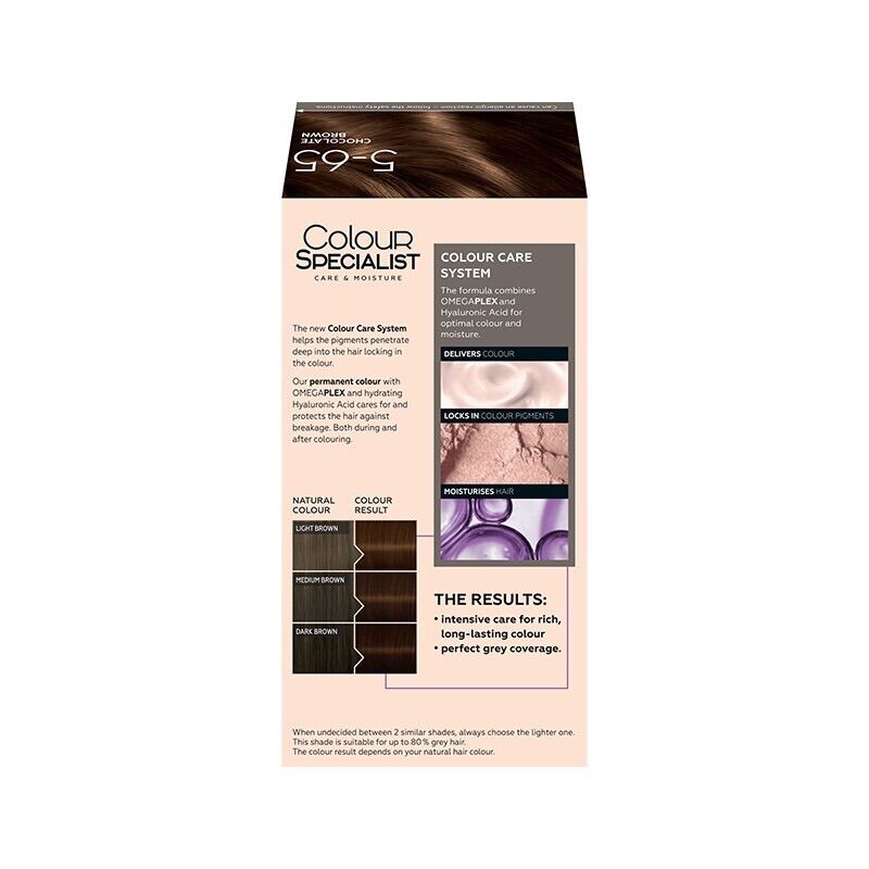 Schwarzkopf Colour Specialist 5.65 Chocolate Brown ครีมเปลี่ยนสีผม สี 5 ...