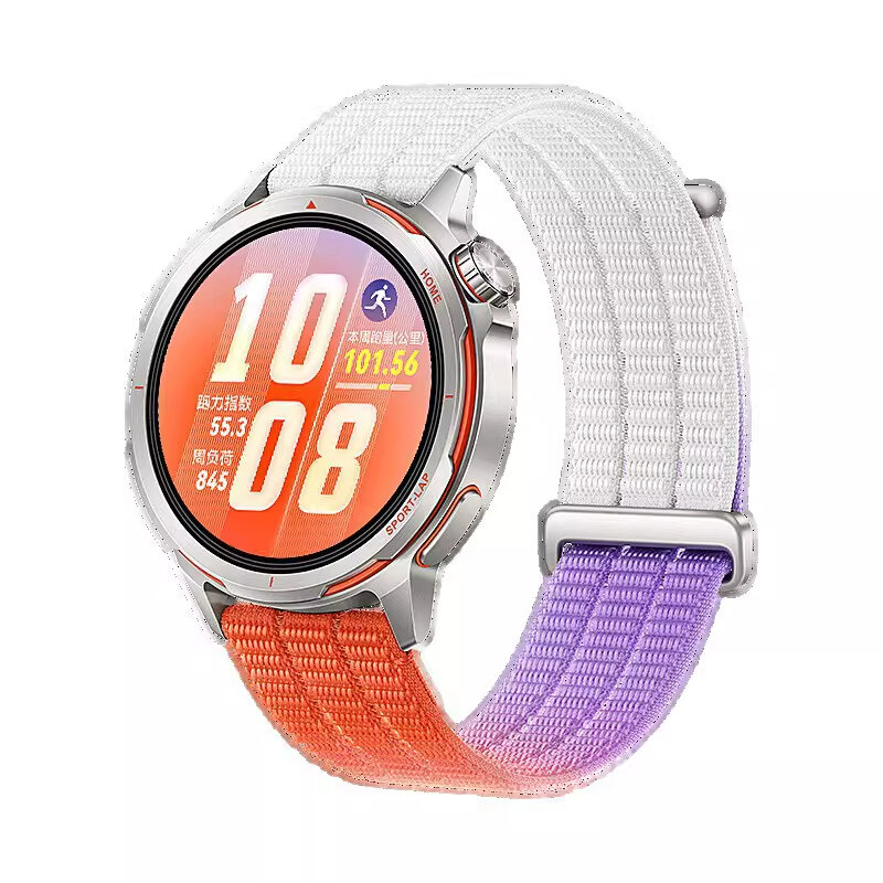 XUANDAI | Breathable Sporty Smartwatch Band Orange Nylon Loop ราคา 317 บาท*ส่งฟรี