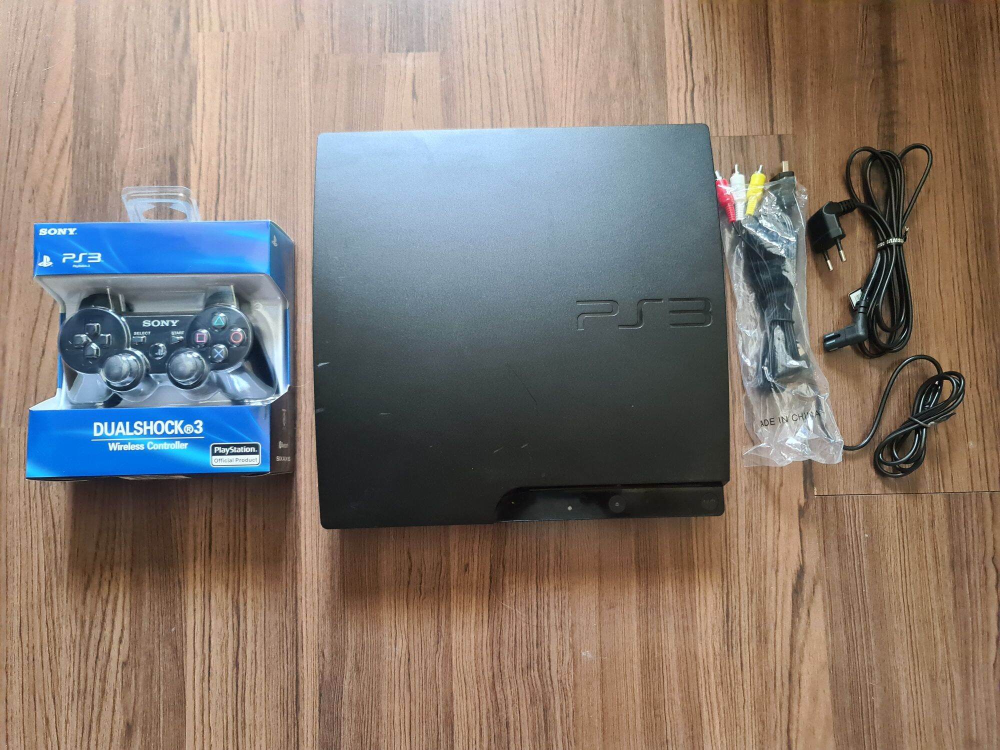 เครื่อง PS3 (PlayStation 3) 3000B แปลงแล้ว 1 จอยอุปกรณ์ครบพร้อมเล่น Lazada.co.th