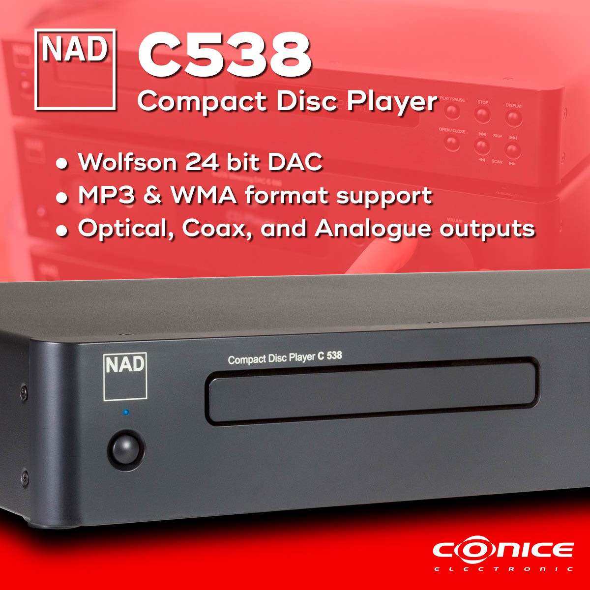 NAD C 538 Compact Disc Player เครื่งเล่น ซีดี | Lazada.co.th