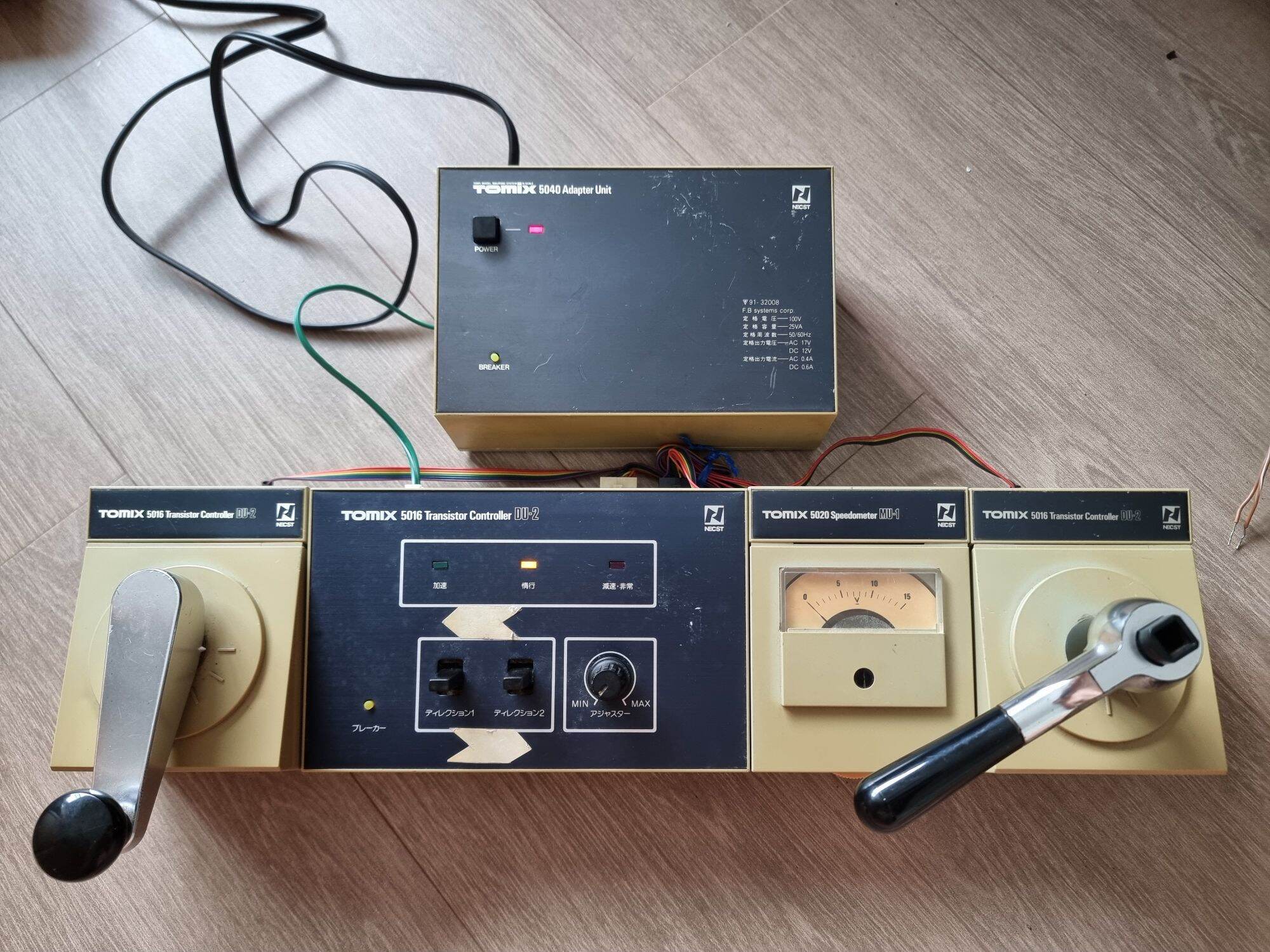 TOMIX トランジスタコントローラーDU-2 & スピードメーターMU-1