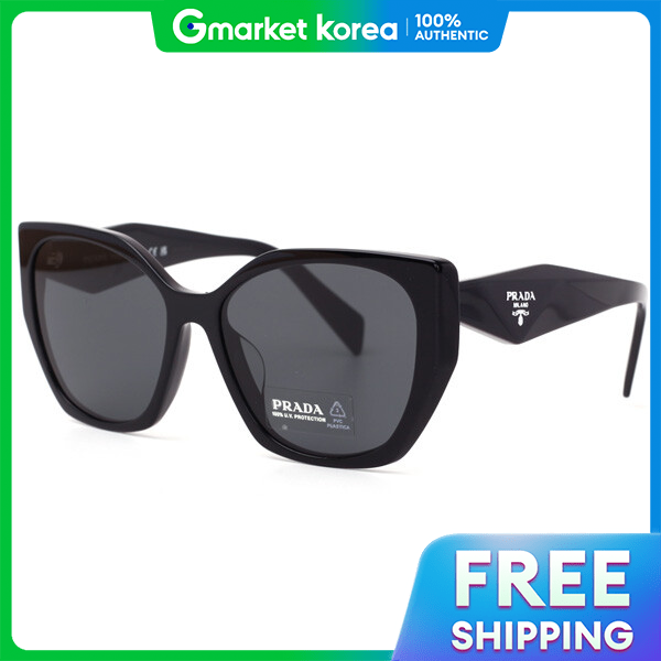 แว่นตากันแดดผู้หญิง ปราด้า | Prada Spr19Z-F 1Ab-5S0 56mm Prada Horn-Rimmed แว่นกันแดดสำหรับผู้หญิงแว่นตาหรูหรา