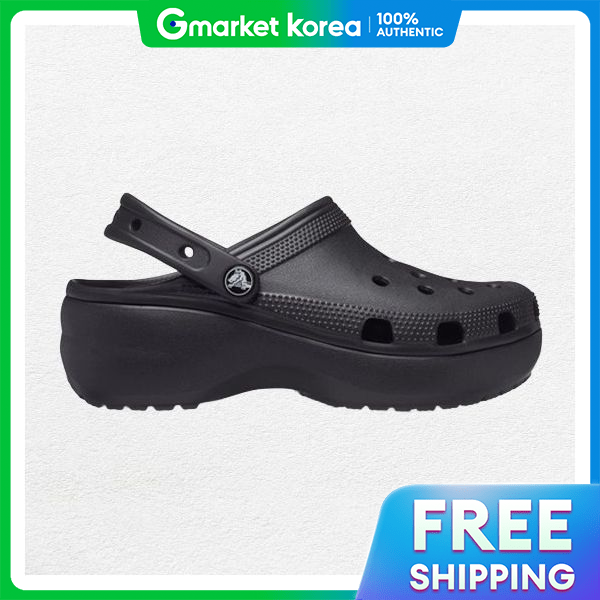 Crocs(ครอคส์) | Classic Platform Clog Black Women's (206750-001) ราคา 3,604 บาท*ส่งฟรี