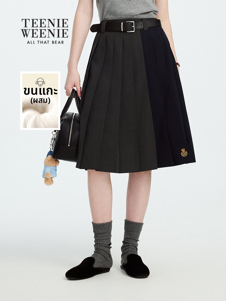 TEENIE WEENIE | Wool Comfortable Winter Half Skirt ราคา 7,178 บาท*ส่งฟรี