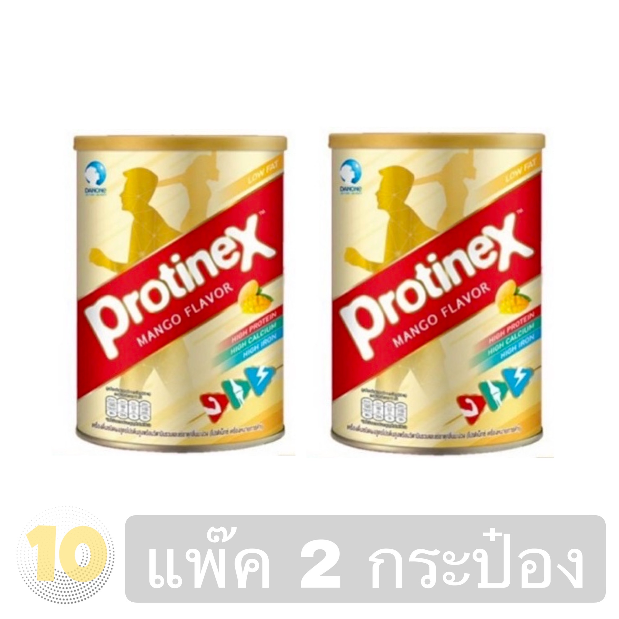 Protinex โปรติเน็กซ์ [[Exp. เดือน 10/2021 ]] เครื่องดื่มโปรตีนสูง ขนาด 400 กรัม Mango Flavor **แพ๊ค 2 กระป๋อง**
