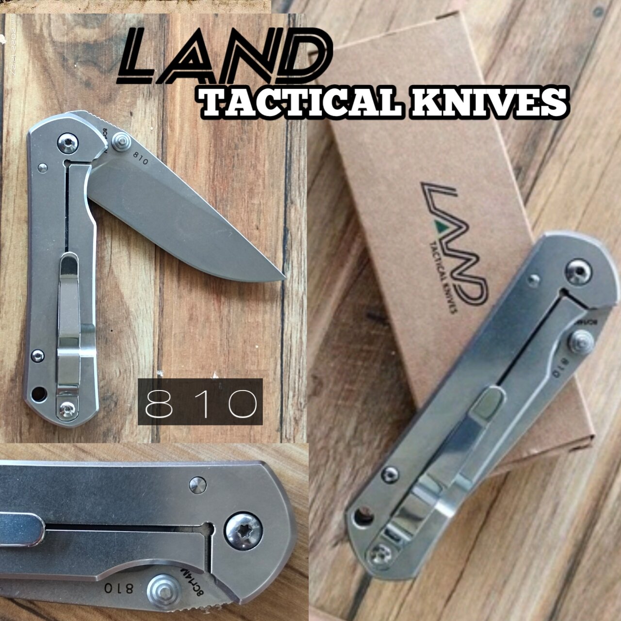 Land Tactical knives รุ่น810 มีดพกสั้น มีดเดินป่า มีดพับสั้น Lazada.co.th