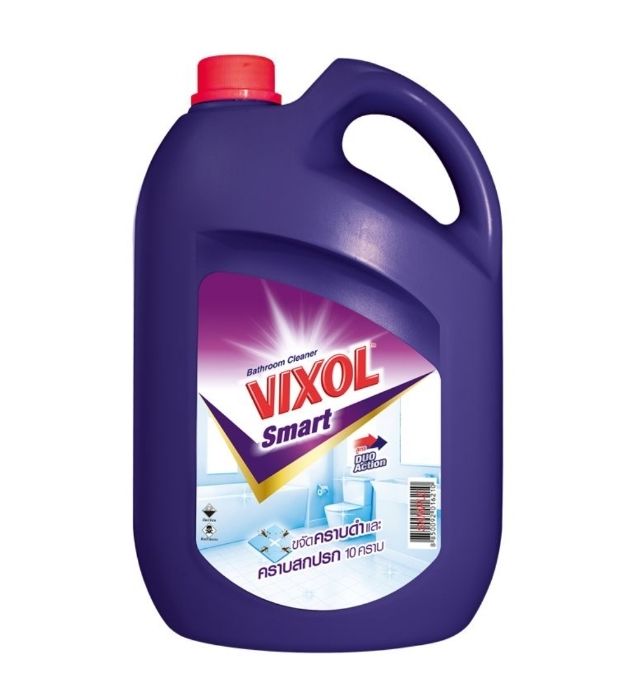 VIXOL วิกซอล น้ำยาล้างห้องน้ำ สำหรับคราบติดแน่น สีม่วง ขนาด3500 มล.(แพ็ค 2 แกลลอน)