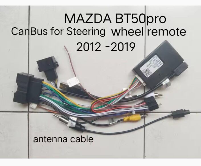 ปลั๊ก สายไฟ ตรงรุ่น และ CanBus MAZDA BT50PRO FORD RANGER T6 ปี 2012-2018 สำหรับใช้กับ จอ Android ราคา 1,680 บาท*ส่งฟรี