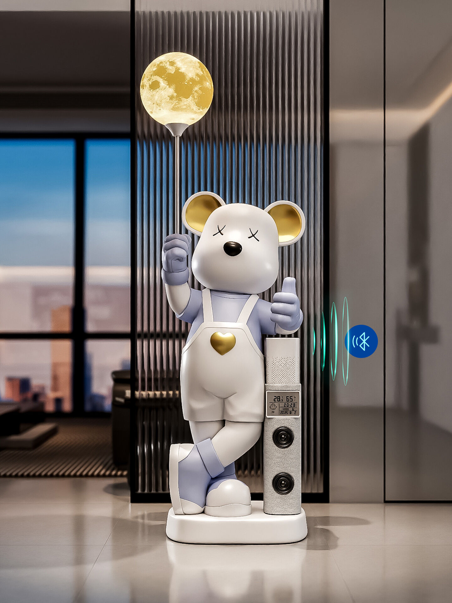 โมเดลฟิกเกอร์ อาร์ตทอย กล่องสุ่มของสะสม ของเล่นและโมเดลสะสม ZHISHUGE | Large Violent Bear Creative Ornament 1m ราคา 8,343 บาท*ส่งฟรี