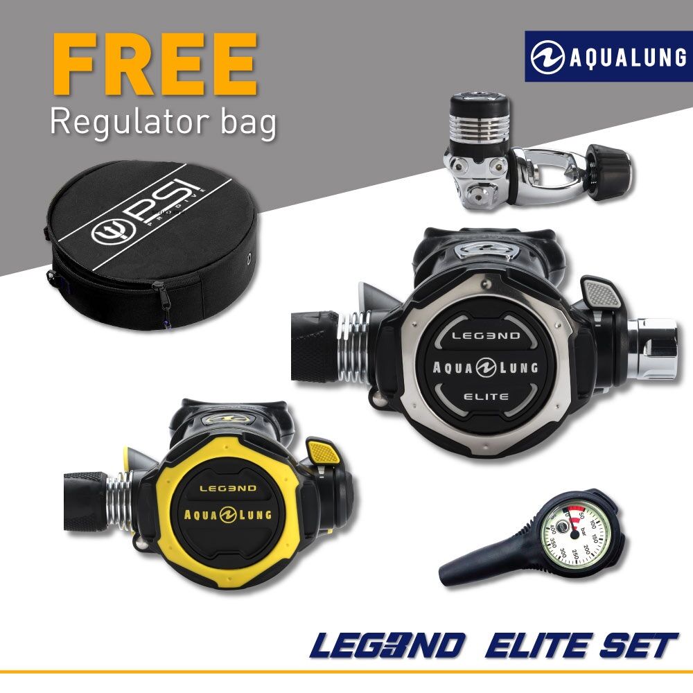 [ผ่อน0%]AQUALUNG Legend Elite Set แถมฟรี กระเป๋าใส่ reg ราคา 44,530 บาท*ส่งฟรี