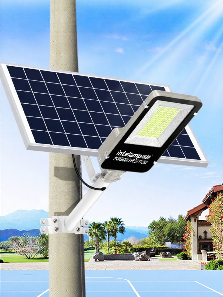 [intelamp | Solar Powered Ultra-bright Waterproof Outdoor Street Light,intelamp | Solar Powered Ultra-bright Waterproof Outdoor Street Light,] ราคา 2,881 บาท*ส่งฟรี