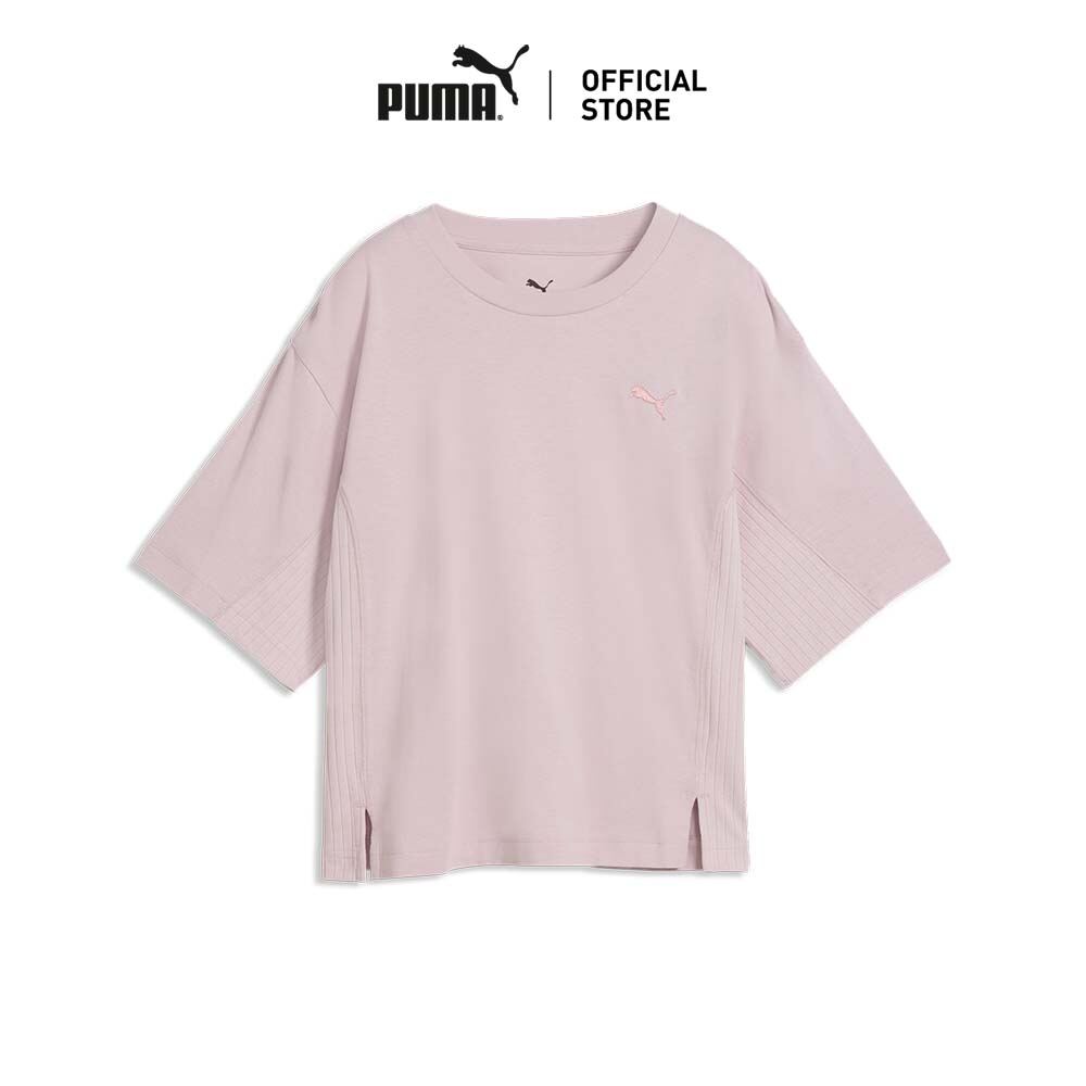 PUMA Basics HER Relaxed Tee Women Pink - 69403049 ราคา 1,100 บาท*ส่งฟรี