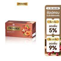 ทไวนิงส์ ชาแต่งกลิ่น รสพีช ชนิดซอง 2 กรัม แพ็ค 25 ซอง Twinings Peach Flavoured Tea 2 g. Pack 25 Tea Bags