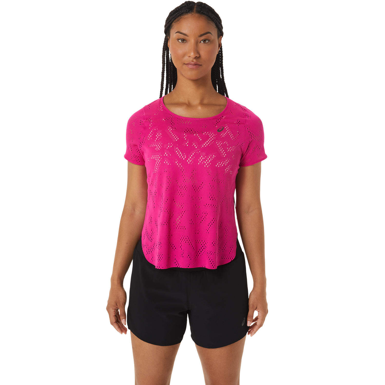 ASICS : VENTILATE ACTIBREEZE SS TOP WOMEN RUNNING เสื้อ ผู้หญิงเสื้อ เสื้อคอกลม ของแท้ PINK RAVE ราคา 680 บาท*ส่งฟรี