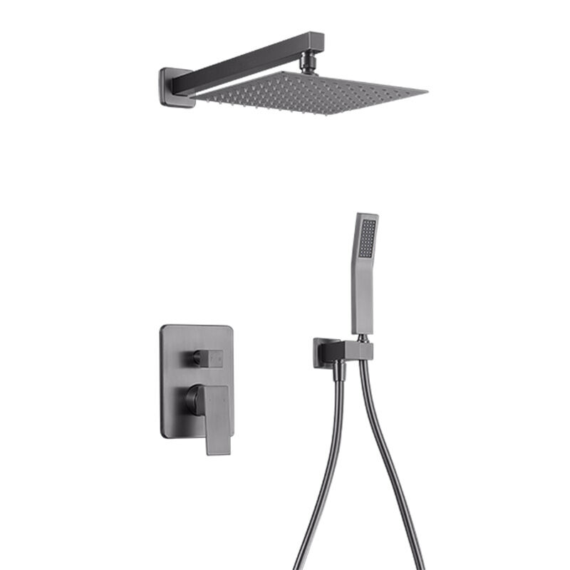 AZOS | Copper Gunmetal Wall-Mounted Shower Set with Concealed Wall Box ราคา 3,301 บาท*ส่งฟรี