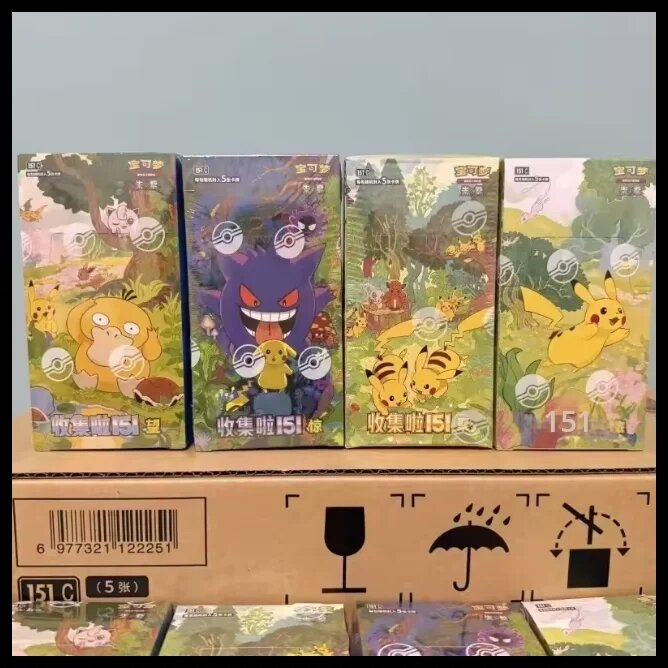 บอร์ดเกม การ์ดเกมเสริมทักษะ Kayou โปเกมอน TCG ภาษาจีนตัวย่อ สการ์เล็ตและไวโอเล็ต ชุดสะสม 151 กล่องบูสเตอร์ ปิดผนึก ชุดสะสมการ์ดเกมการ์ดสะสม ราคา 1,192 บาท*ส่งฟรี