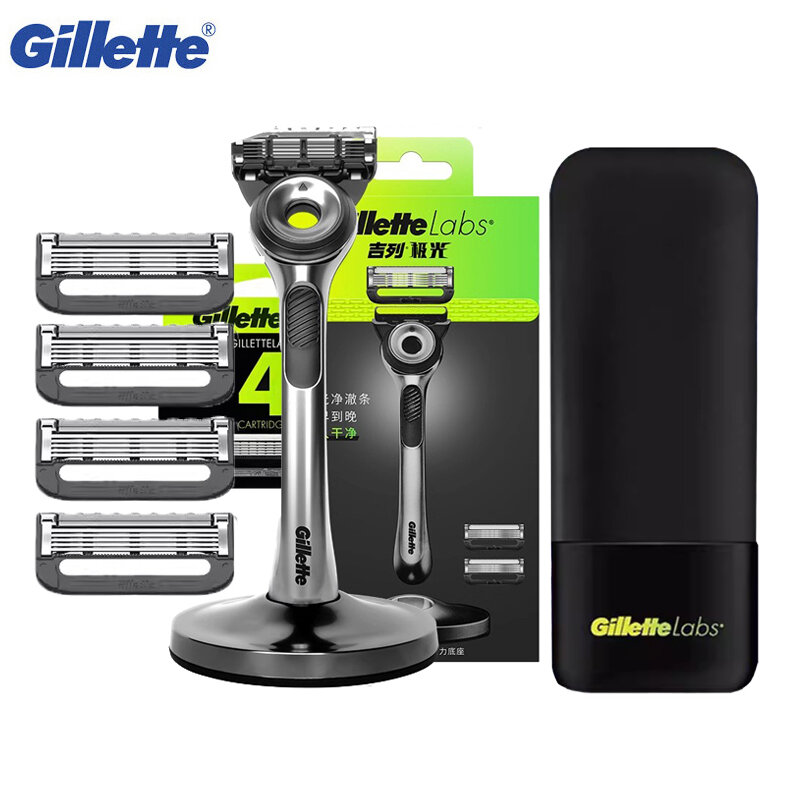 Gillette | มีดโกนหนวด Gillette Labs รุ่น Aurora Series Flexdisc ใบมีด 5 ชั้น สำหรับโกนหนวดเคราสำหรับผู้ชาย ราคา 1,540 บาท*ส่งฟรี