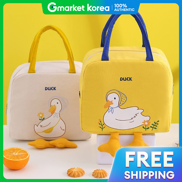 รูปสินค้า Insulated Cooler Bag, Duck, Thermal Insulated Bag, Lunch Bag, Picnic, Baby Food, Camping Cooler Bag