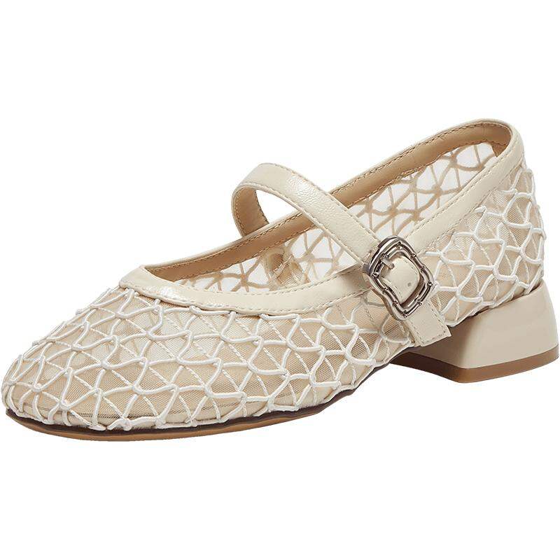 BASTO | Simplistic Commuting Mary Jane Shoes Coarse Heel - ยี่ห้อ BASTO ราคา 3,648 บาท*ส่งฟรี