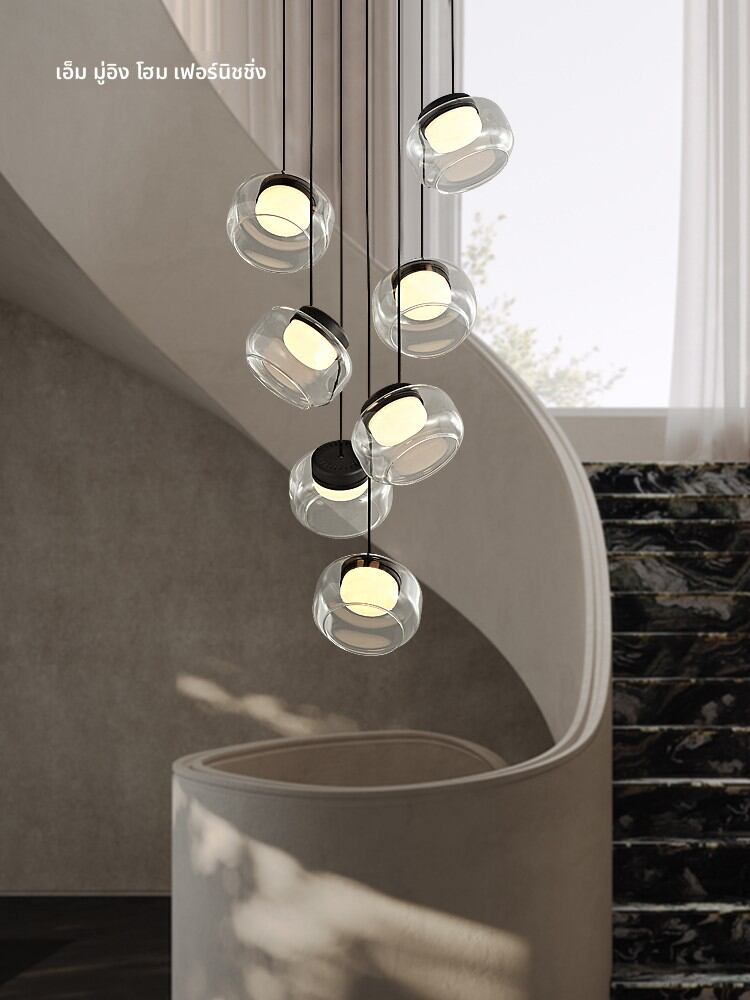 MUYING | Creative New Italian Luxe Chandelier for Vaulted Spaces ราคา 32,558 บาท*ส่งฟรี
