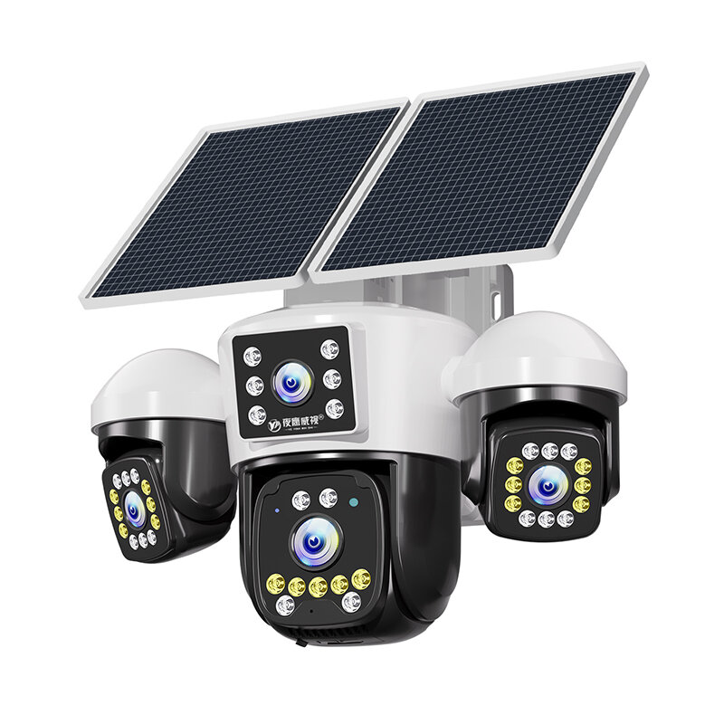 YEYINGWEISHI | 360-Degree Wireless Outdoor Camera HD Quad View Surveillance ราคา 2,918 บาท*ส่งฟรี