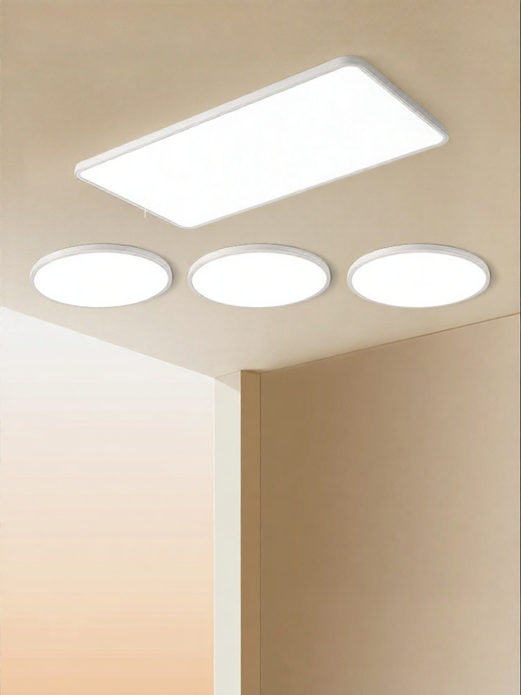JINGYA | Ultra Thin Seamless Full Spectrum Eye Protection Living Room Ceiling Light ราคา 24,796 บาท*ส่งฟรี