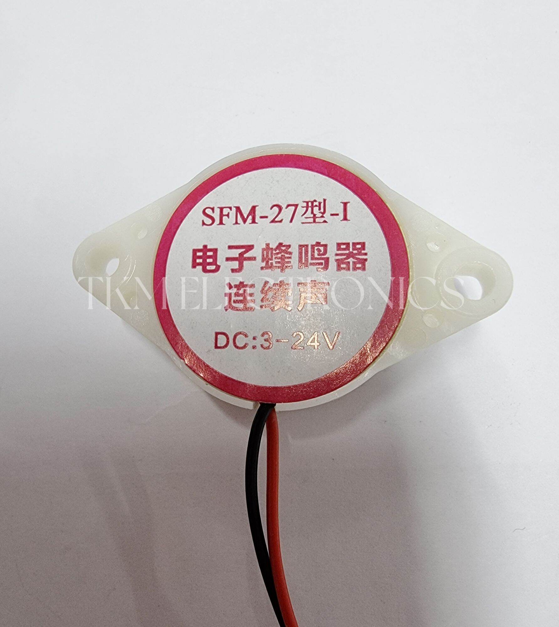 ลำโพงบัซเซอร์ SFM27 Buzzer Alarm DC324V เปียโซ ส่งเสียงบีพ Lazada.co.th
