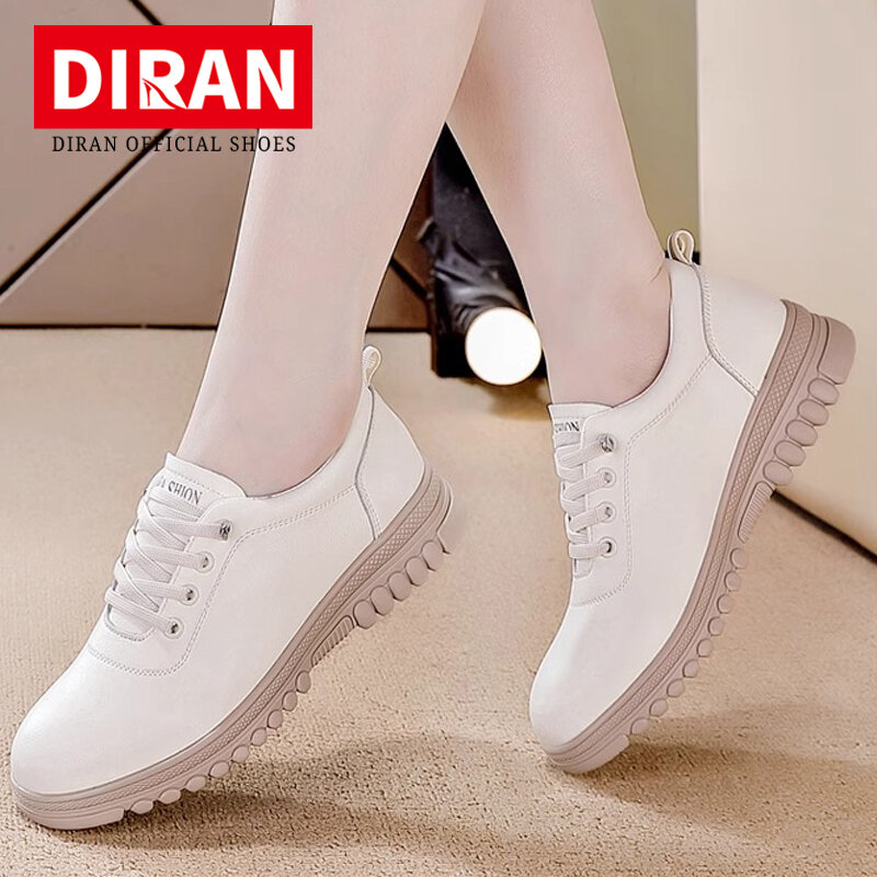 DIRAN | Luxurious Slip-on Leather Flats Anti-slip ราคา 8,740 บาท*ส่งฟรี