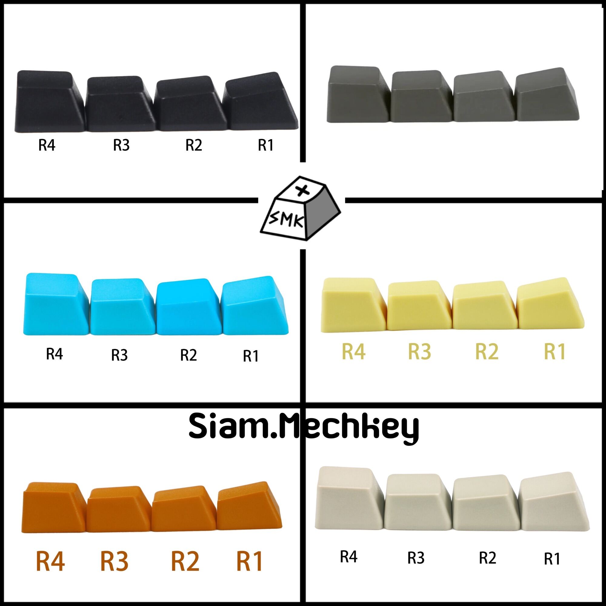 พร้อมส่ง ของแท้ คีย์แคป สี PBT คุณภาพดี OEM profile R1 R2 R3 R4 blank ...