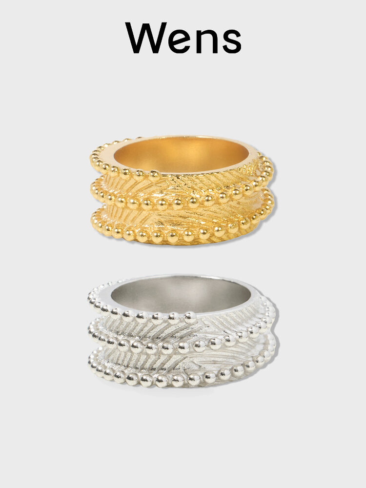 wens | Wens Tribe Series Totem Bead Ring For Women Unique Design Vintage Classic Versatile Personalized Fashion Jewelry Accessory ราคา 2,986 บาท*ส่งฟรี