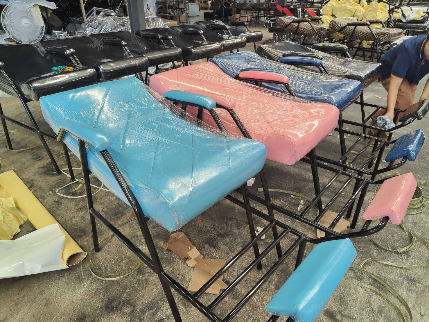 เตียงสระผมถูกๆ เตียงสระขาสี​ โรงงานมาเองเลือกสีได้ในแทช - ยี่ห้อ BS ราคา 1,599 บาท*ส่งฟรี