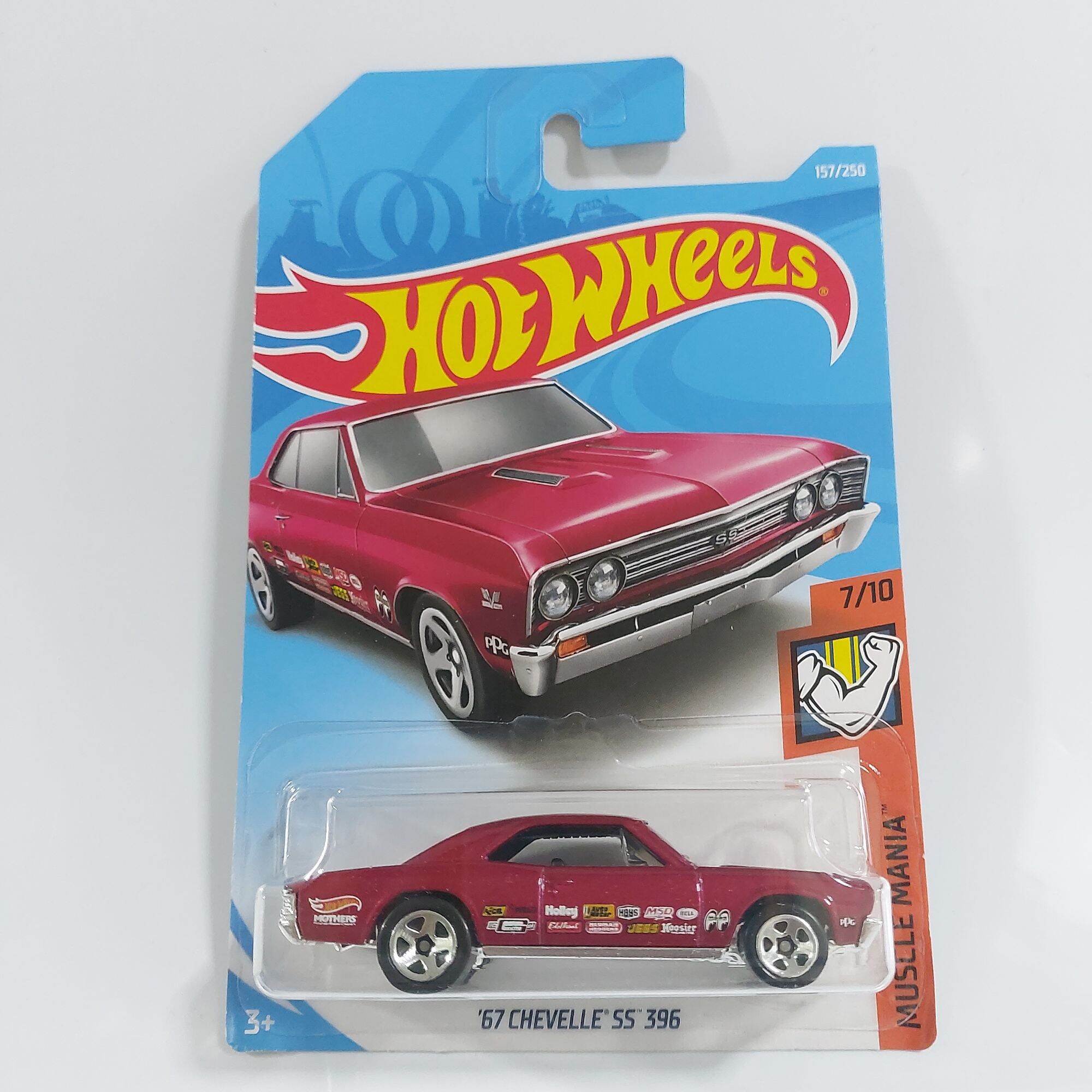 Hot Wheels Metal Car 67 Chevelle Ss 396 (La01 # Lz30 # Lz40) ราคา 98 บาท*ส่งฟรี