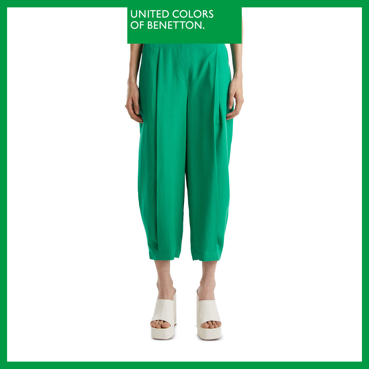 Benetton women TROUSERS 4T9155AA4 ราคา 1,835 บาท*ส่งฟรี